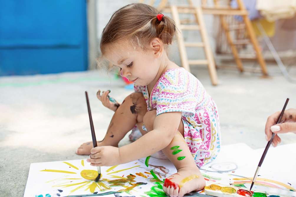 نقاشی و کاهش اضطراب کودک